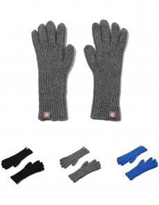 골지 손가락 터치 장갑